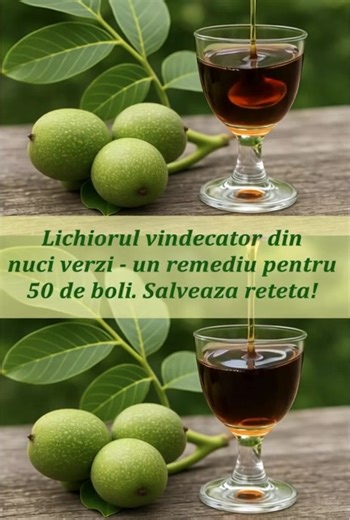 🌿 Lichiorul vindecător din nuci verzi – remediul natural pentru peste 50 de afecțiuni. Salvează rețeta! -->> https://bwm.ro/72995-kbcvvh | Iubeste Romania