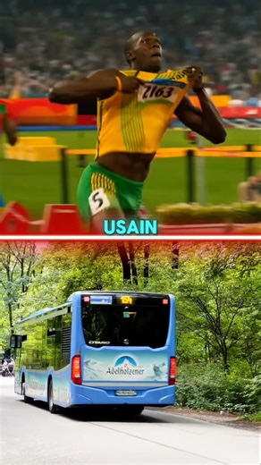 Usain Bolt vs. Bus 😳💀