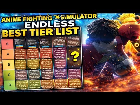 BEST Champions Tier List | Anime Fighting Simulator Endless