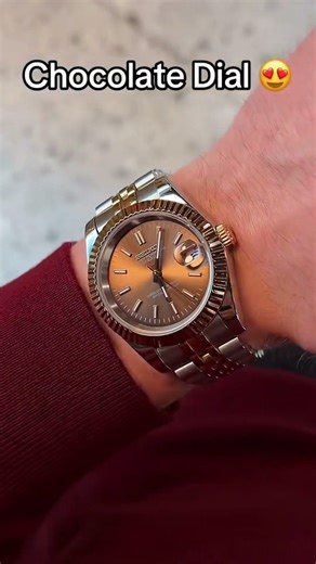 The Rarest Chocolate Rolex Dials Right Now #rolex #luxury #rare