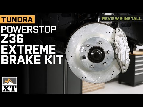 2022-2025 Tundra PowerStop Z36 Extreme Truck and Tow 6-Lug Brake Rotor and Pad Kit Review & Install