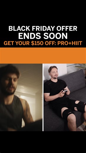Get $150 OFF Bionic Gym Pro HIIT this Black Friday! Many said electrical stimulation couldn't burn serious calories. They were wrong. Tired all the time? Joints that scream when you move? Carrying extra weight that makes every step harder? You're not alone. BionicGym changes everything: Some people have burned thousands of extra calories in a day. With training, people typically can hit 500 calories per hour. Some up to a thousand. Okay… Even beginners burn 200-300 calories during Zoom calls wit