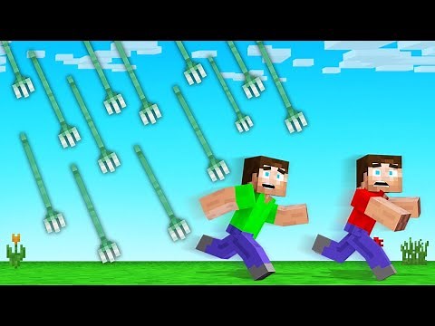 Minecraft BUT It’s RAINING TRIDENTS!
