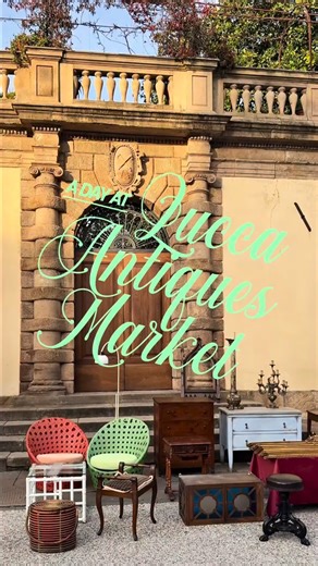 SALUTI DALLA TOSCANA on Instagram: "The Lucca Antique Market, one of Italy’s most renowned antique fairs, is a perfect weekend stop if you’re visiting the city and want to see Lucca at its most atmospheric. 📆 It takes place every third weekend (saturday and sunday), spreading through the historic center with over 200 antique dealers from all over Italy. Stalls wind through medieval streets and piazzas, turning the city into an open-air antique gallery. You’ll find everything from furniture, cer