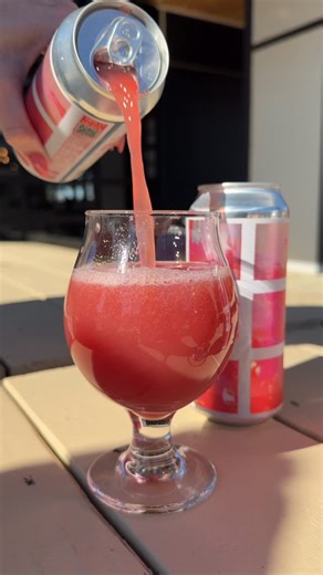 Distro Beer Hub on Instagram: "Infinite Memories by DSSOLVR has landed at Distro 🍓🍒 This Smoothie Sour is absolutely pummeled with strawberry, cherry, and black currant. Super thick. Super pulpy. Straight-up liquified red Gushers energy. Put the Jamba in Juice and dive in. THICCC. GLOOPY. CHUNKY. ⚠️ Roll the cans before drinking—settling will happen. 🚫 Absolutely NO gluten. Available in cans. Available in cans."