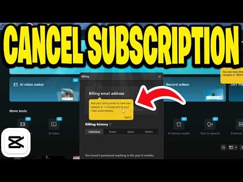 How To Cancel Capcut Subscription On PC