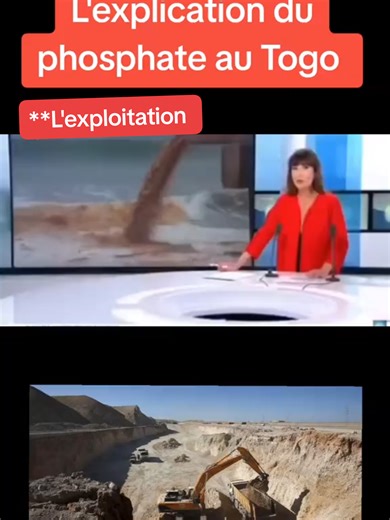 L'explication du phosphate au Togo