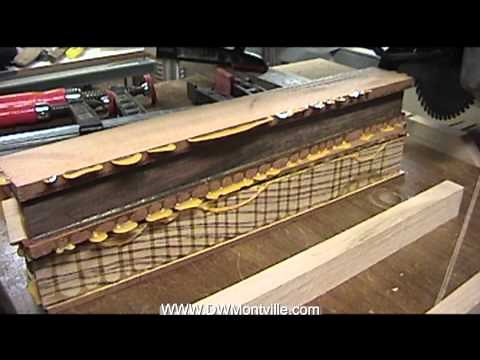 Making Laminated Turning Blanks - Trimming