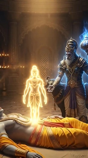 क्या हुआ जब भगवान श्री राम मृत्यु लोक छोड़कर चले गए 🤔😱 #shorts #viralvideo #ytshorts #ram #facts