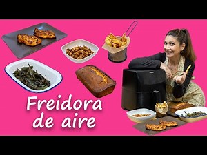 ✅ 5 RECETAS 🍞🍟🫑🍗🍋 con FREIDORA de AIRE / FÁCILES, SALUDABLES y DELICIOSAS / Air Fryer Cosori 5.5L
