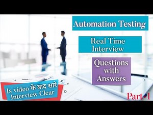 100+ Automation Testing Interview Real time Questions with Answers🔥 | Part -1 | MA🤟