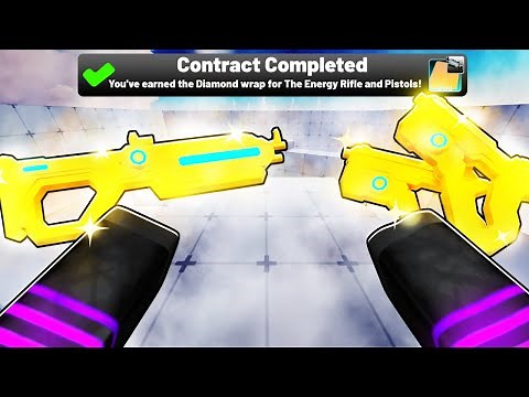 I Unlocked The GOLD Energy Rifle and Pistols in Roblox Rivals..