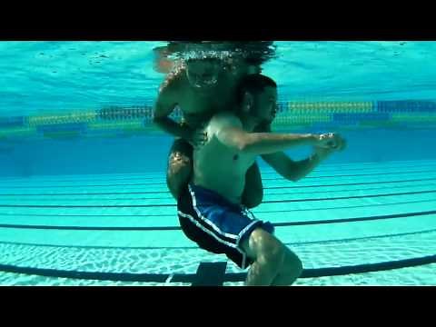 Underwater fight scene