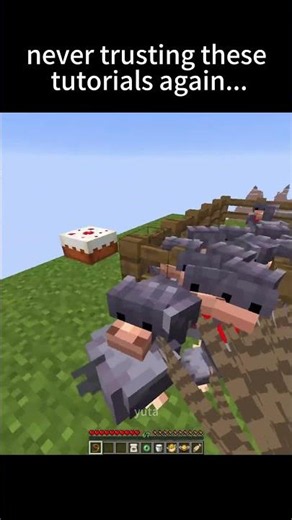 ☠️I’ll never trust these Minecraft tutorials again...☠️ #minecraft