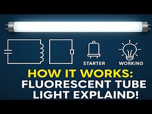 How Fluorescent Tube Lights Work | Practical Circuit Explanation with Starter