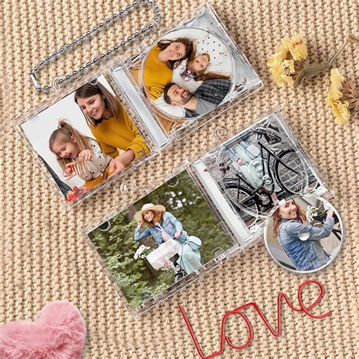 Custom NFC Album CD Keychain Personalized Mini Photo Song Keychain With Case Gift for Music Lovers - Etsy Australia