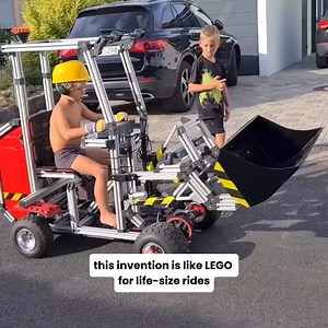 This toy Kit allows you to build endless creative rides together with your kids. Just like with LEGO, but life-size! It was voted Best Toy in the US by parents 🏆🥇 Build an original creation that you come up with or use the manuals to build a ride from our list of examples 🏎️ 🏎️ 🏎️ The Infento rides-building Kit allows you to create up to 73 unique life-sized rides! As easy as with LEGO. Bikes -- tricycles -- electric karts -- quads -- scooters -- all in one building Kit! There are rides for
