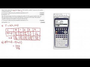 Binomial Distribution using the Calculator Part 2