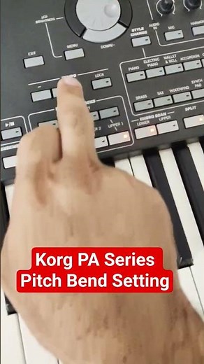 Pitch Bend Setting in #Korg PA Series Arranger Keyboards #pa300 #pa600 #pa700 #pa1000 #pa900
