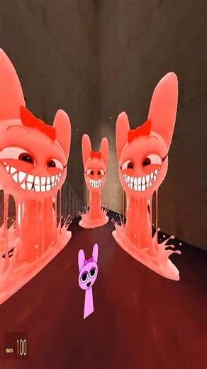 Nightmare Sprunki Pinki Radioactive in labyrinth Nextbot Gmod #garrysmod #roblox #gmod