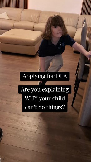 When we complete DLA forms we explain... • Why the child can't do a task independently • How that reason is linked to a disability • What care need the parent is providing as a result For example... Hugo is still in full time nappies and has no awareness of his toileting needs. He is under sensitive to his interoceptive sense, which is a direct result of his Autism and developmental delays, which results in his brain not recognising the signals to empty his bladder and bowels. Therefore, I am ha