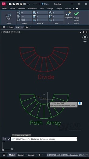 ✅ Spiral Staircase in AutoCAD Using Path Array | AutoCAD 3D Modeling Tutorial