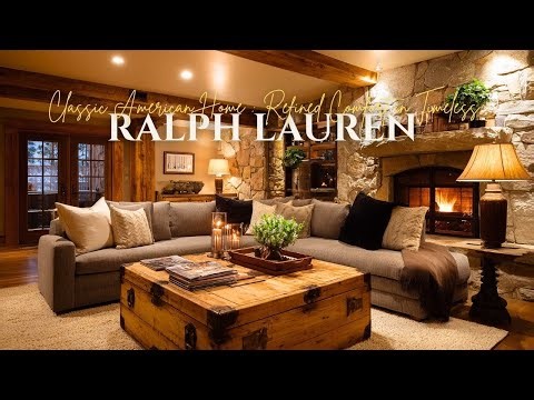 Ralph Lauren’s Classic American Home Refined Comfort in Timeless Decor