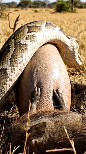 Incredible Wild Snake Devours Its Prey!