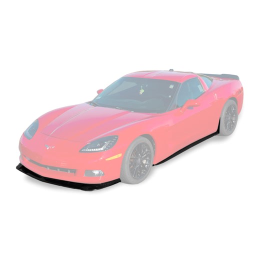 Corvette C6 Base Model Extended Front Splitter Lip & | FFP