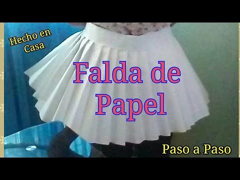 Cómo Hacer una falda de Papel