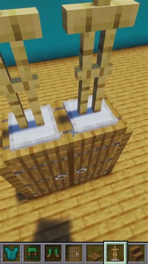 How to build a wardrobe in minecraft