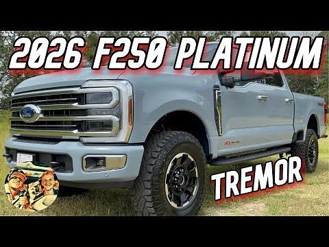 🔥2026 FORD F-250 PLATINUM TREMOR | 6.7L HIGH OUTPUT POWER STROKE | GLACIER GRAY SUPER DUTY REVIEW