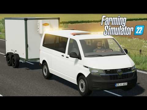 FS22 - Volkswagen T6.1 Long - NEW CAR MOD for Farming Simulator 2022 ROLEPLAY Download