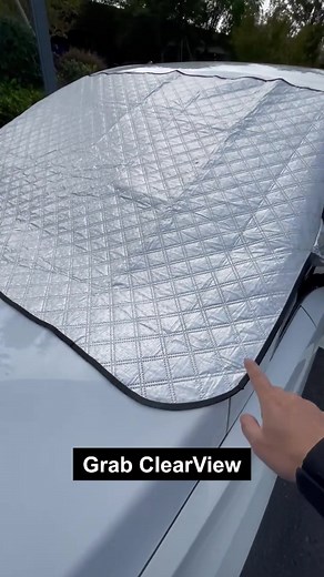 Tired of scraping ice off your windshield every freezing morning? ❄️ With ClearView™, just lift, peel, and drive — no more frozen fingers or wasted time. The dual side flaps lock under your doors so wind and thieves can’t touch it. Winter mornings just got way easier. 👉 Buy 1 Get 1 FREE Free Shipping — Order Now Before the First Snowfall! | ClearView Auto