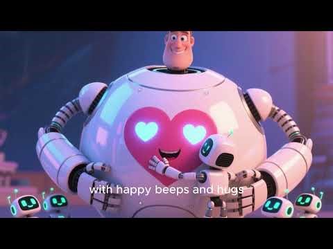 🛸 Milo and the Planet of Funny Robots – A Magical Adventure for Kids 🌈