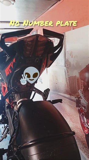 No number plate..😎☠️🚀 #automobile #modified #bike #rider #bikemodification #shortvideo #shorts