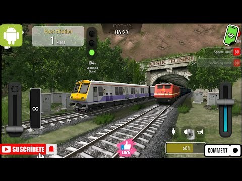 Indian Local Train Sim: Game [ Android Gameplay ] ‪@offlineplayhouse‬