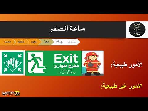 شرح خطة الاخلاء الوهمى How to do Evacuation Plan ... فيديو كامل