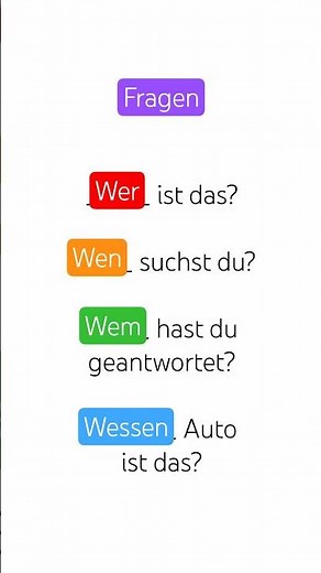 A1, A2, B1, Learn German, German grammar, #questions German grammar, exercises, practice