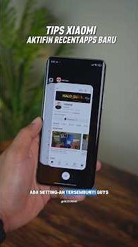 Tips to activate the new recent apps on Xiaomi #xiaomi #redminote14pro5g