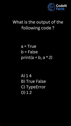 ​Why True + False = 1 in Python ? Explained ! #shorts #ytshorts #python #coding