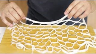 Masterful Cutting Technique Net Garnish Tutorial