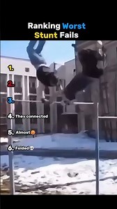 Ranking Worst Stunt Fails😂