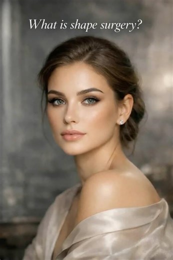 What is shape surgery? It's a deep plain facelift that focuses on proportion contour and balance.