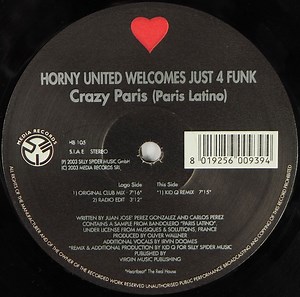 Horny United Welcomes Just 4 Funk - Crazy Paris (Paris Latino)