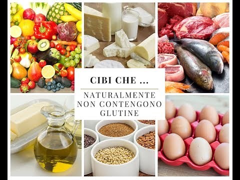 Alimenti senza glutine: elenco e calorie