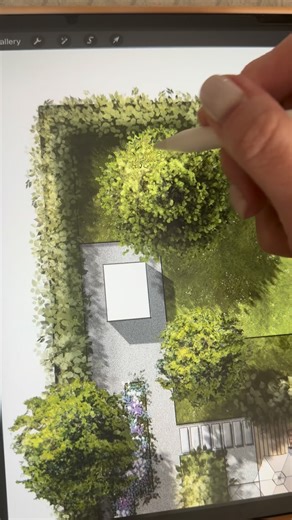 Architectural visualisation I Site plan I Sketch on Instagram: "Details of my sketch ✍🏼 How do you like the result? #ipadsketch #archisketch #procreateart #ipadart #sketching"