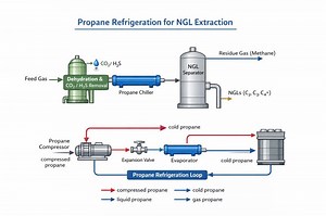 #oilandgas #naturalgasprocessing #nglextraction #propanerefrigeration #gasprocessing #energyindustry #petrochemicals #processengineering #chemicalengineering #engineeringexcellence #sustainableenergy… | Khalil Ahmad Malik