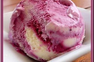Recette de glace cassis fromage blanc, un délice !