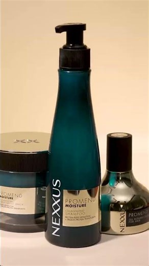 The full Nexxus ritual, from cleanse to care to shine